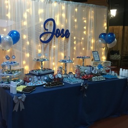 MANTEL BARILOCHE AZUL MARINO